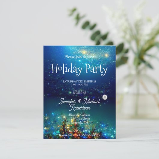 Invitation à la fête de Noël (Debout devant)