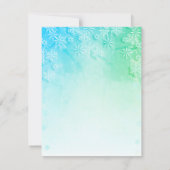 Invitation à la fête de Noël (Dos)