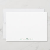 Invitation à la fête de Noël (Dos)