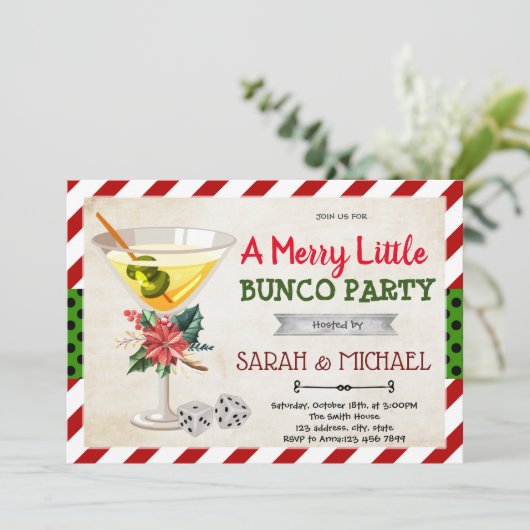 Invitation à la fête de Noël (Debout devant)