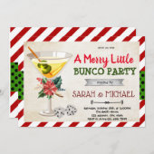 Invitation à la fête de Noël (Devant / Derrière)