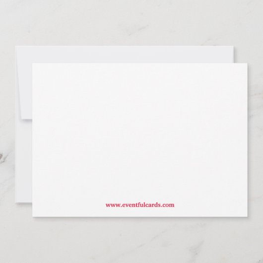 Invitation à la fête de Noël (Dos)