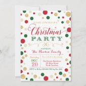 Invitation à la fête de Noël (Devant)