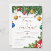 Invitation à la fête de Noël (Devant)