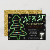 Invitation à la fête de Noël (Devant / Derrière)