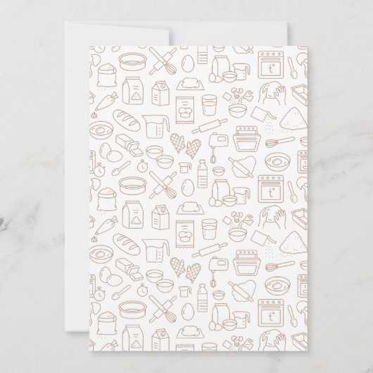 Invitation à la fête de Noël (Dos)