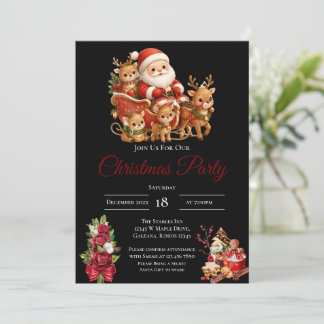Invitation à la fête de Noël