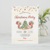 Invitation à la fête de Noël (Debout devant)