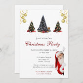 Invitation à la fête de Noël (Devant / Derrière)