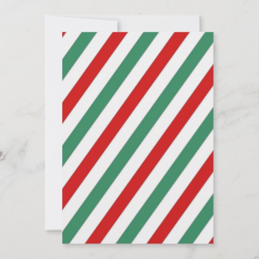 Invitation à la fête de Noël (Dos)