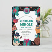 Invitation à la fête de Noël (Debout devant)