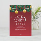 Invitation à la fête de Noël (Debout devant)