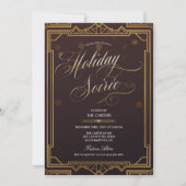 Invitation à la fête de Noël (Devant)