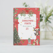 Invitation à la fête de Noël (Debout devant)