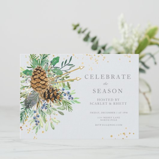 Invitation à la fête de Noël (Debout devant)