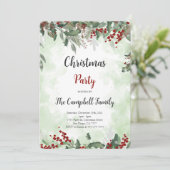 Invitation à la fête de Noël (Debout devant)