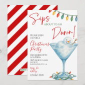Invitation à la fête de Noël (Devant / Derrière)