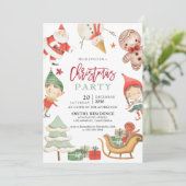 Invitation à la fête de Noël (Debout devant)