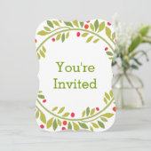 Invitation à la fête de Noël (Debout devant)