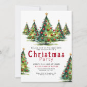 Invitation à la fête de Noël (Devant)