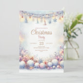 invitation à la fête de Noël (Debout devant)