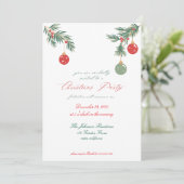 Invitation à la fête de Noël (Debout devant)