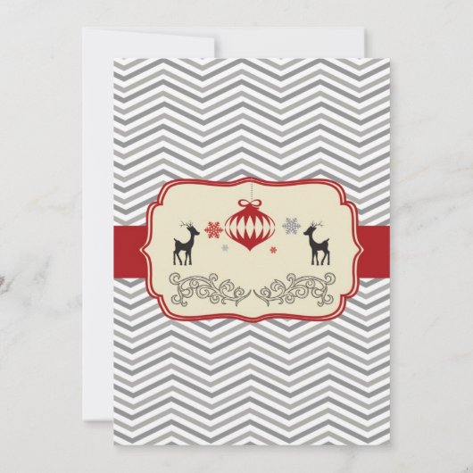 Invitation à la fête de Noël (Dos)