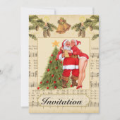 Invitation à la fête de Noël (Devant)