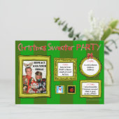 Invitation à la fête de Noël (Debout devant)