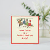 Invitation à la fête de Noël (Debout devant)