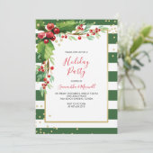 Invitation à la fête de Noël (Debout devant)