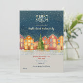 Invitation à la fête de Noël (Debout devant)