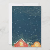 Invitation à la fête de Noël (Dos)