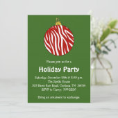 Invitation à la fête de Noël (Debout devant)