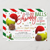 Invitation à la fête de Noël (Devant / Derrière)