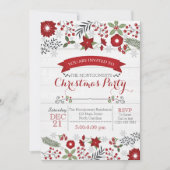 Invitation à la fête de Noël (Devant)