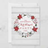 Invitation à la fête de Noël (Dos)