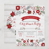 Invitation à la fête de Noël (Devant / Derrière)