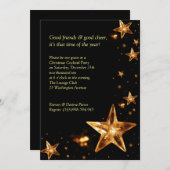 Invitation à la fête de Noël (Devant / Derrière)