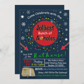 Invitation à la fête de Noël (Devant / Derrière)