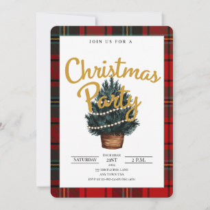 Invitation à la fête de Noël