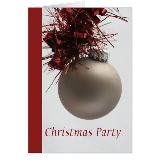 Invitation à la fête de Noël (Devant)