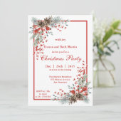 Invitation à la fête de Noël (Debout devant)