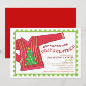 Invitation à la fête de Noël (Devant / Derrière)