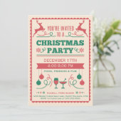 Invitation à la fête de Noël (Debout devant)