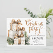 Invitation à la fête de Noël (Debout devant)