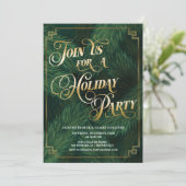 Invitation à la fête de Noël (Debout devant)