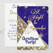 Invitation à la fête de Noël (Devant / Derrière)