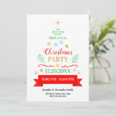 Invitation à la fête de Noël (Debout devant)