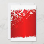 Invitation à la fête de Noël (Dos)